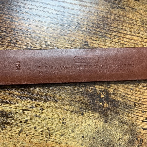 THICK BUCKLE ‘COACH’ BELT IN BLACK!! - Picture 6 of 7